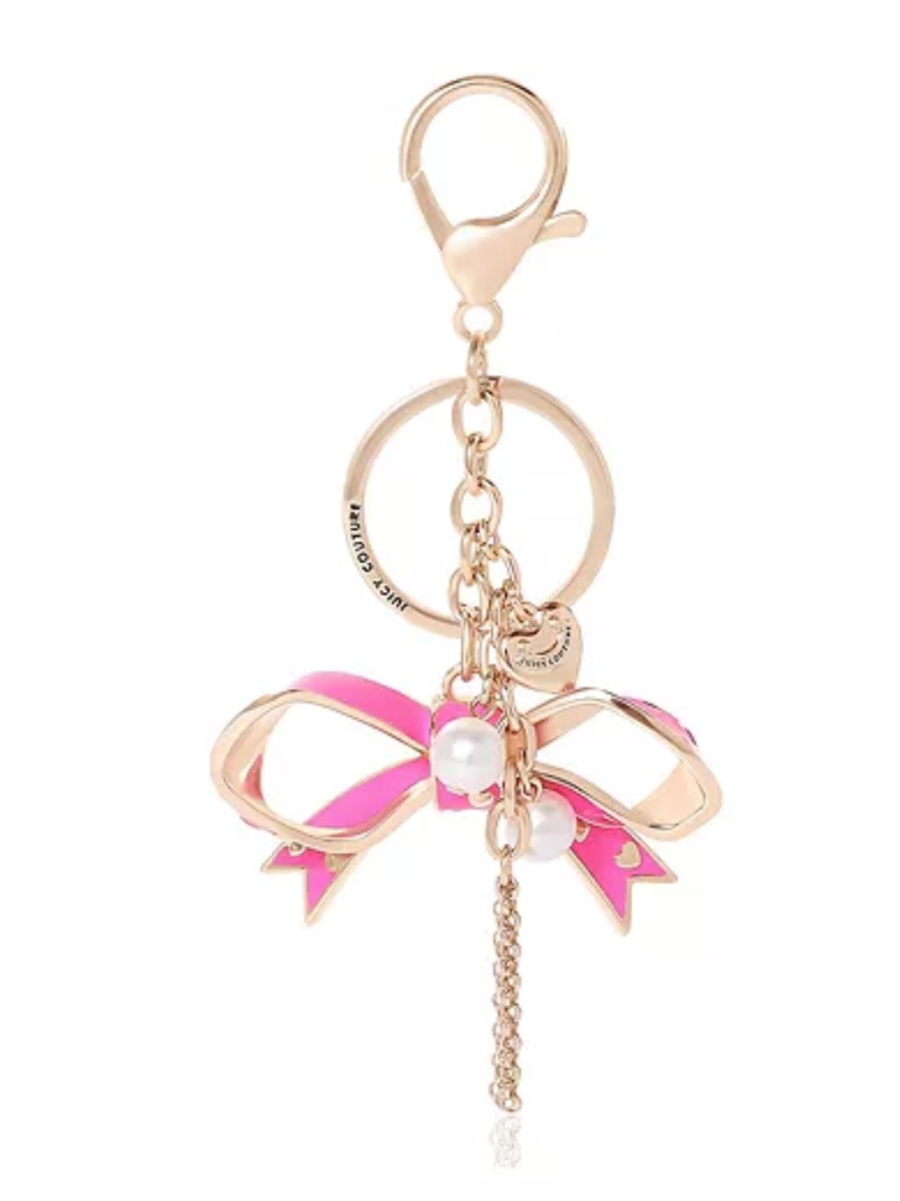 🩷 Juicy Couture Pink Bow Charm.